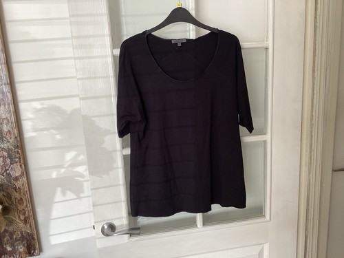 Oska black elastin top - size, o