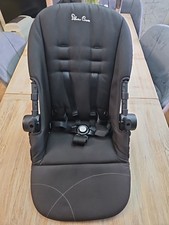 Silver Cross Wayfarer Pioneer Seat Unit With Straps & Buckle. Black