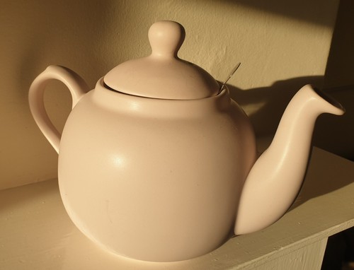 Ceramic teapot with metal - ceramic,