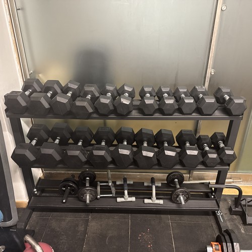 Full hex dumbbell set - full,
