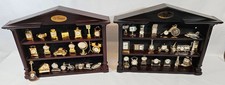 Large Collection of Miniature Clocks, Le Temps, Park Lane, Display Cases