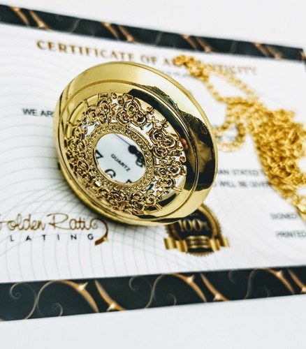 24k gold plated - gold,