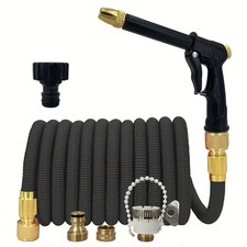 High Pressure Expandable Magic Hose Garden Car Wash Hose Spray Gun Watering Tool