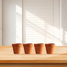  20pcs Red Pottery Flower Pot Terracotta Pot with Hole Pottery Clay for Cacti