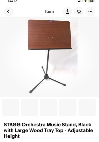 Stagg wooden music conductors - wooden, music/conductors