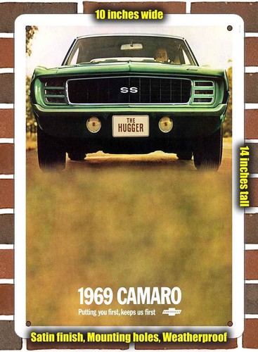 Metal sign 1969 - sign,