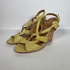 Ash Wedge Heels Women's UK 5 Green Eu 38 Strappy Espadrilles Woven