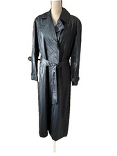 Vintage Long Length Navy Shiny