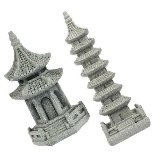 Pcs pavilion statue decor - 2,