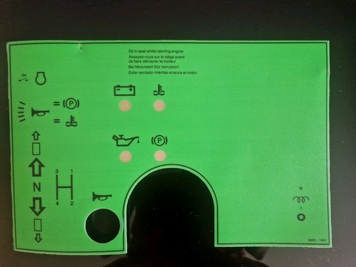 Dash decal terex benford - dash,