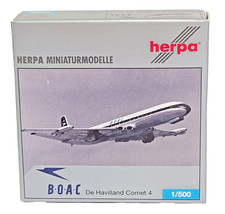 De Havilland Comet 4 BOAC Herpa YESTERDAY Series Artical 515030 Scale 1:500 Box.