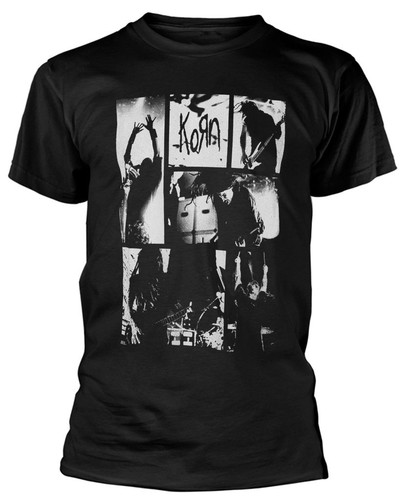 Korn blocks black shirt new - black,