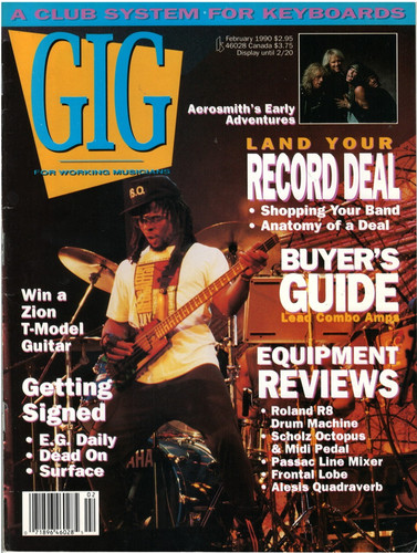 Gig magazine february 1990 - february,