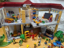 Playmobil Summer School,Mini Bus, Playground, Extra Figures, Trees, Bikes Bundle