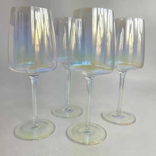 Iridescent wine glasses - iridescent,