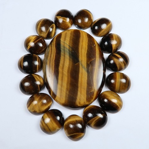 Golden tigers eye cabochons - tigers,