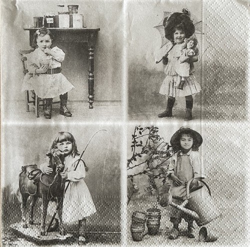 Vintage girls single paper - 2, x