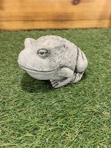 Stone garden frog - frog/toad, gift