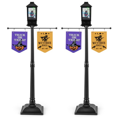 156 halloween lamp post - 156,