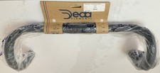 Deda Zero 1 BOB Alloy Road Bike Handlebars - Black on Black. 40cm.