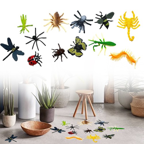 12x plastic insect - plastic, model