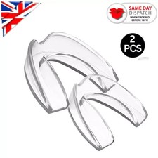 Mouth Guard Dental Clear Gel Gum Shield Night Teeth Grinding - 2PCS/Pack