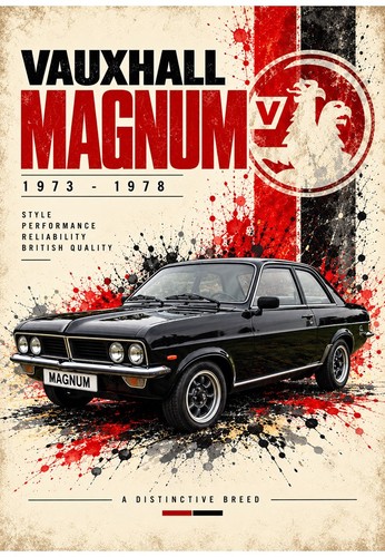 Vauxhall magnum poster - magnum,