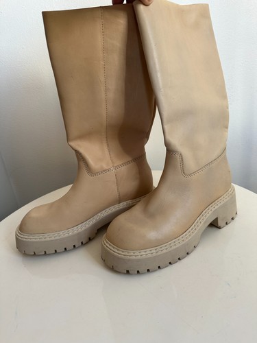 Mango off white cream leather - off,