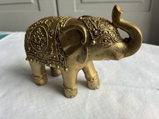 Golden Elephant Ornament with