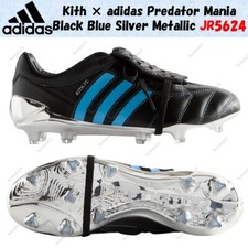 Kith × adidas Predator Mania Black Blue Silver Metallic JR5624 Men's Size