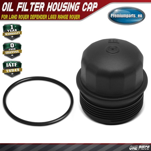 Oil filter housing cover - housing, cap