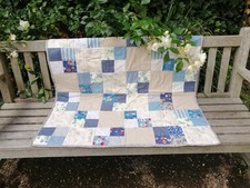 Patchwork quilt blanket throw