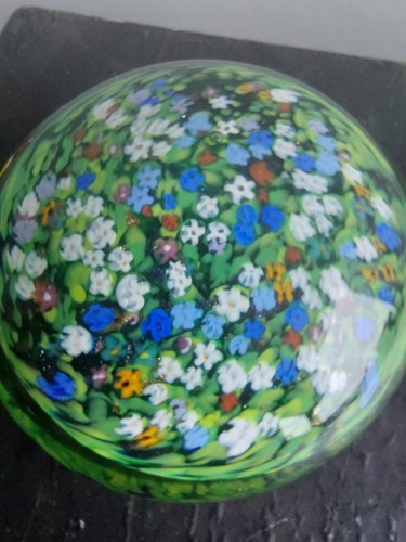 Peter raos glass paperweight - peter,