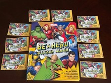 MARVEL BE A HERO STICKERS LOBLAW UNIVERSE CANADA 2025 - U PICK FROM LIST