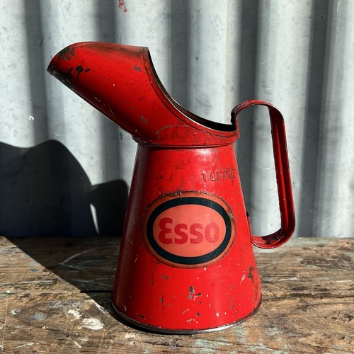 Vintage esso oil jug pourer - jug, 1