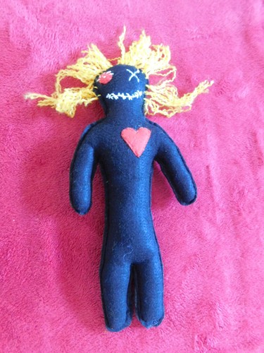Voodoo doll two sided - doll,