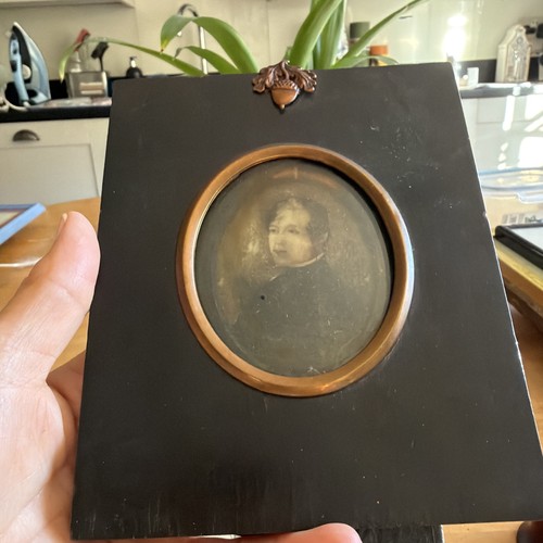 Antique 19th century - century, portrait