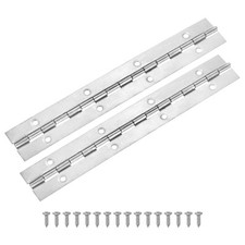 2-Pack Silver Continuous Piano
