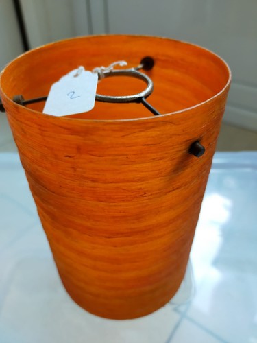 1970s spun fibreglass orange - spun,