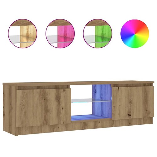 Cabinet with led lights - tv,