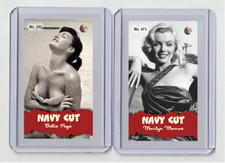 Marilyn Monroe rare MH Navy Cut #'d x/3 Tobacco card no. 473