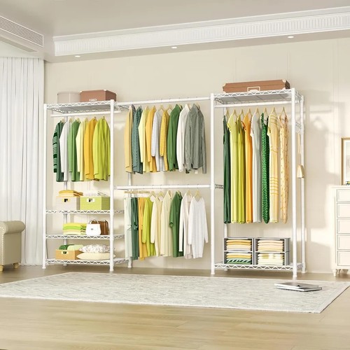 Heavy duty double clothes rail - heavy,