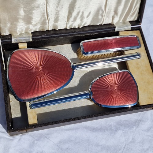 Vintage faux guilloche - , enamel