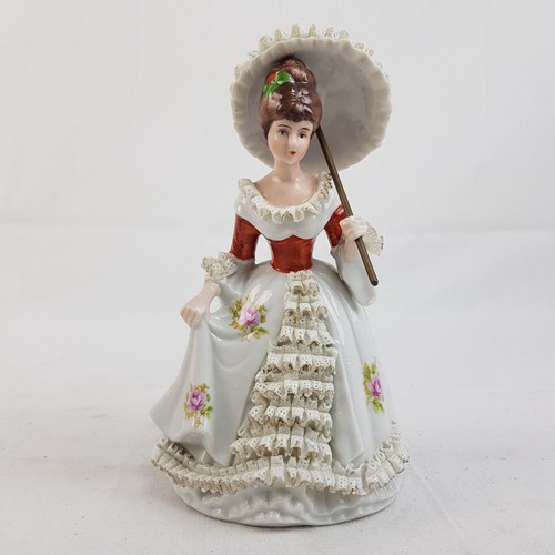 Vintage porcelain crinoline - vintage,