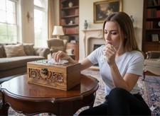 Handmade Wooden Tissue Box