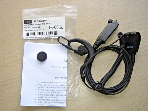 Savox sep 190 earpiece - savox, g-earpiece