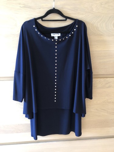 Joseph ribkoff navy top uk - navy,