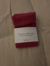 Turtle Doves 100% Cashmere Fingerless Gloves, bright pink One size,