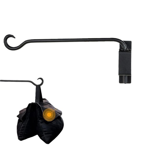Hanging basket bracket - bracket, wrought