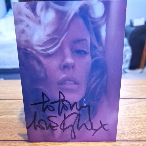 Kylie minogue signed autograph - kylie,